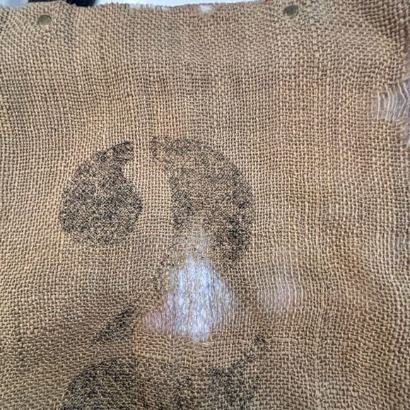 FEED Kenya Natural Jute Tote with Multicolor Beading plus small crossbody bag - Picture 7 of 10